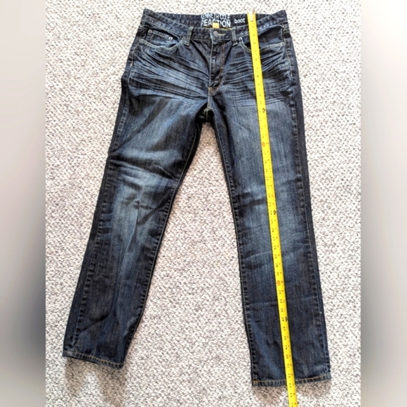 Kenneth Cole Reaction Men's Bootcut Jeans (34 X 32) - Picture 8 of 16